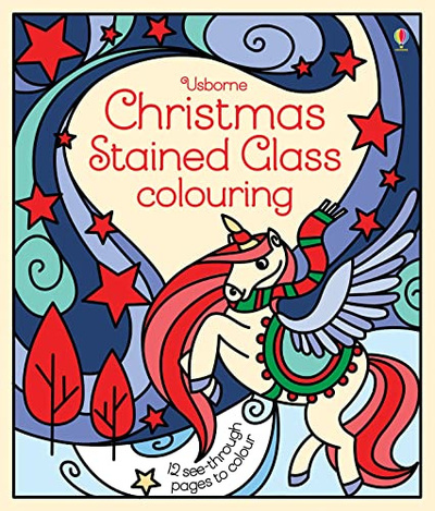 Книга: Книга Christmas Stained Glass Colouring (Emily Bone; Kim Johnson) , 2018 