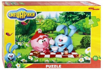 Puzzle maxi-35 "Смешарики" (91236) Степ Пазл 