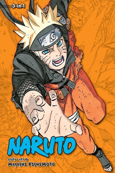 Книга: Naruto. 3-in-1 Edition. Volume 23 (Kishimoto Masashi) ; VIZ Media, 2022 
