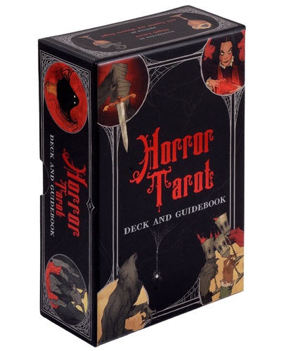 Книга: Horror Tarot Deck: 78 cards and Guidebook (Гмиттер А., Сигел М.) ; Titan Books, 2023 