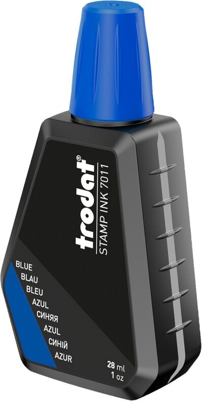 Краска штемпельная на водной основе, синяя 7011 (220735) Trodat 