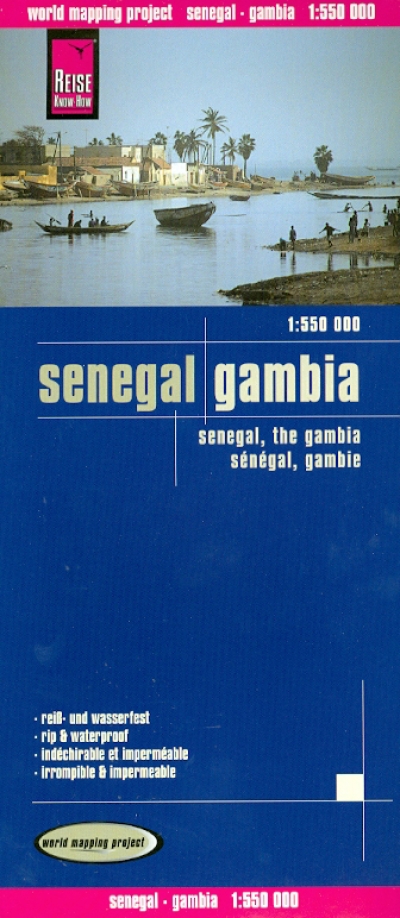 Книга: Senegal, Gambia 1: 550000; Reise Know-How, 2009 