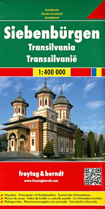 Книга: Трансильвания. Transylvania. Siebenburgen 1:400 000; Freytag & Berndt, 2011 