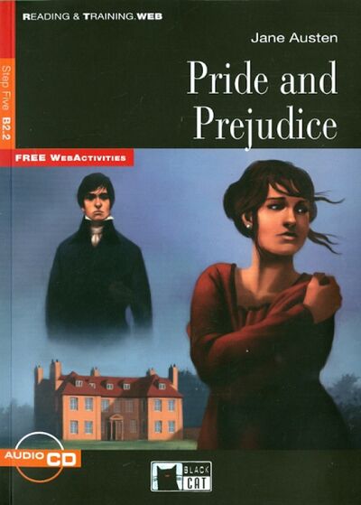 Книга: Pride And Prejudice (+CD) (Austen Jane) ; Black cat Cideb