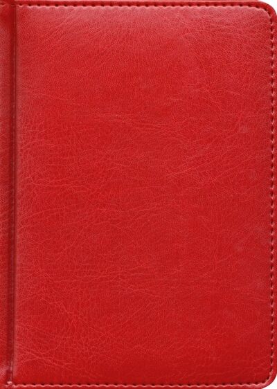 Ежедневник недатированный "Joy" (272 страницы, А6+, красный с золотым обрезом) (24608/08) Happy Book 