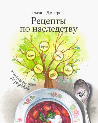 Книга: Рецепты по наследству (Дмитрова Оксана Александровна) ; Новое Небо, 2020 