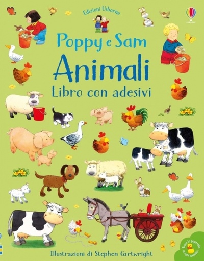 Книга: Animali. Libro con adesivi (Taplin, S.) ; Sodip, 2019 