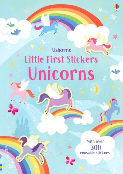 Книга: Little First Stickers. Unicorns (Watson Hannah) ; Usborne, 2019 
