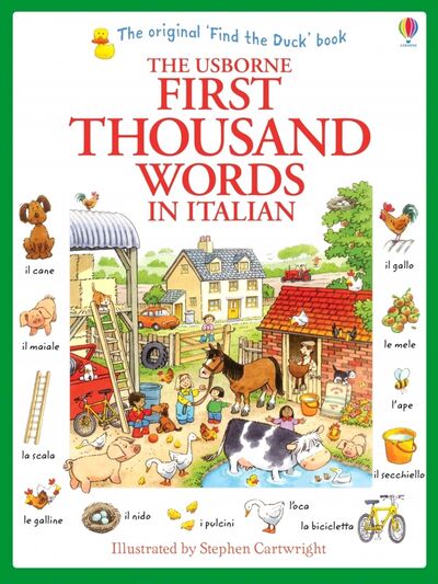 Книга: First 1000 Words in Italian (Amery Heather) ; Usborne, 2013 