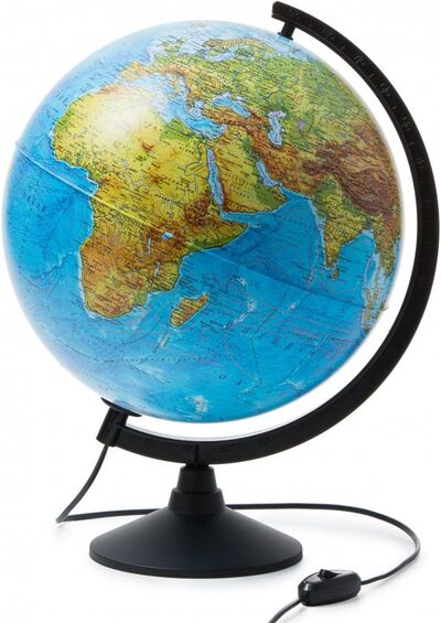 Глобус Земли физико-политический, d320, подсветка (К013200101) Globen 