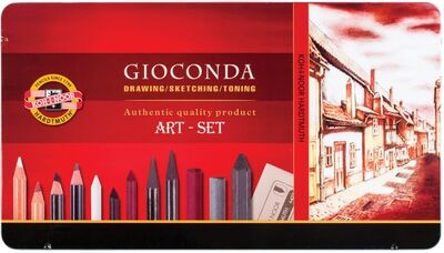 Набор для художников подарочный средний "Gioconda" (39 предметов) (8891) Koh-I-Noor 