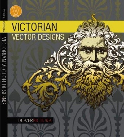 Книга: Victorian Vector Designs + CD (Weller Alan) ; Dover Publications, 2009 