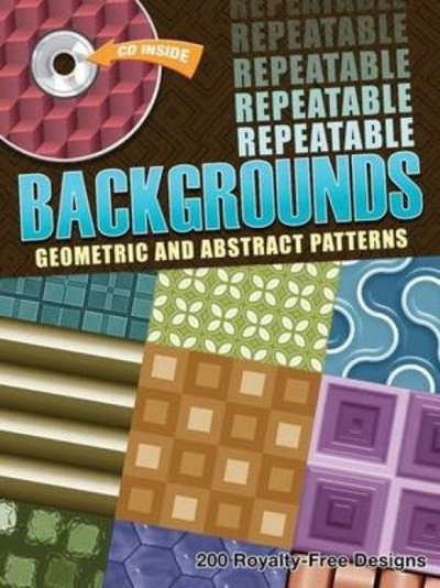 Книга: Repeatable Backgrounds: Geometric and Abstract Patterns CD-ROM and Book (Weller Alan) ; Dover Publications, 2009 