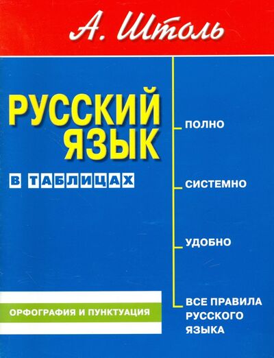 Книга: Русский язык в таблицах. Орфография и пунктуация (Штоль Александр Александрович) ; Норматика, 2020 