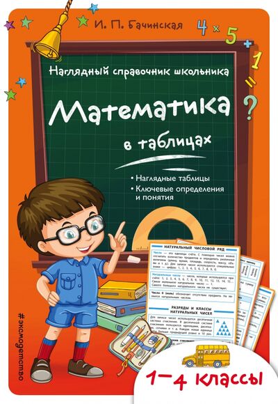Книга: Математика в таблицах (Бачинская Инна Петровна) ; Эксмо-Пресс, 2021 
