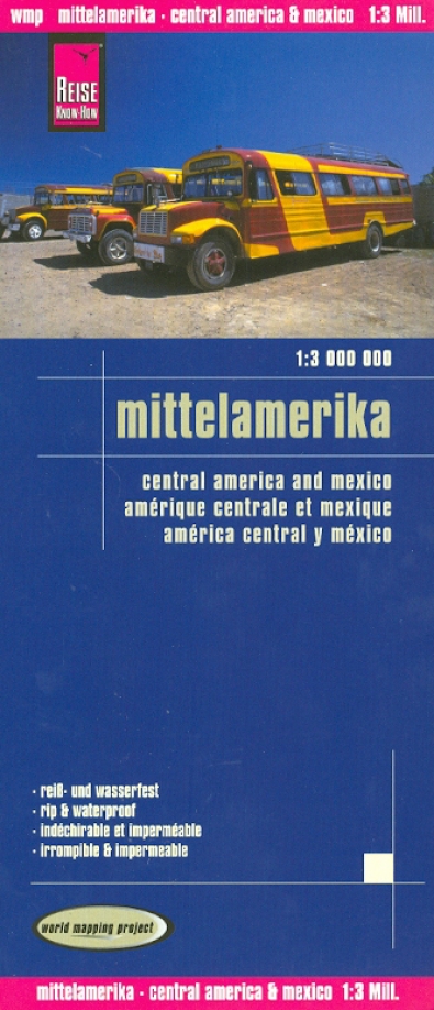 Книга: Central America. 1:3 000 000; Reise Know-How, 2013 