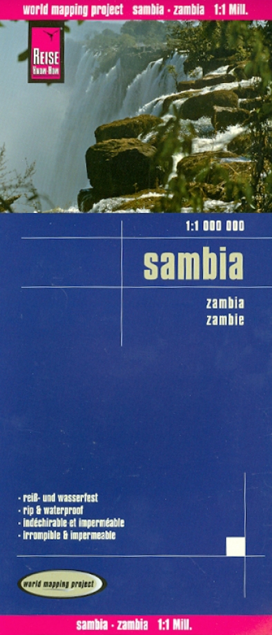 Книга: Zambia 1:1 000 000; Reise Know-How, 2012 