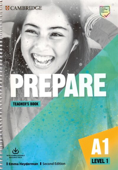 Книга: Prepare. Level 1. Teacher's Book with Downloadable Resource Pack (Heyderman Emma) ; Cambridge, 2020 