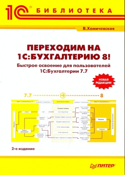 Книга: Переходим на «1С: Бухгалтерию 8» (Хомичевская Вера Николаевна) ; Питер, 2009 