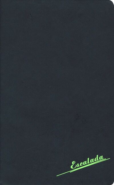 Ежедневник недатированный "Софт-тач" (А5, 96 листов, черный с неоново-зеленым) (47470) Феникс+ 