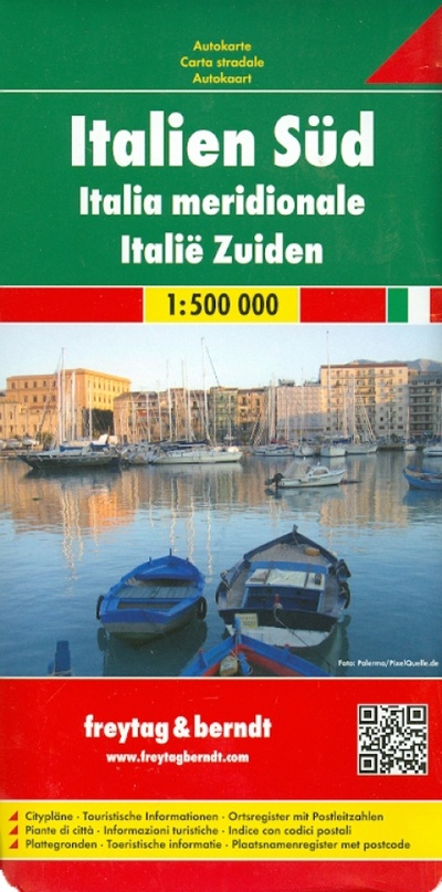 Книга: Italy South. 1: 500 000; Freytag & Berndt, 2013 