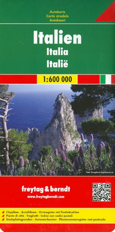 Книга: Italy. 1: 600 000; Freytag & Berndt, 2013 