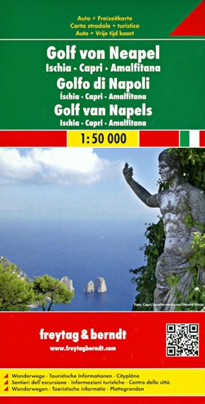Книга: Golf von Neapel. Ischia. Capri. Amalfitana. 1: 50 000; Freytag & Berndt, 2013 