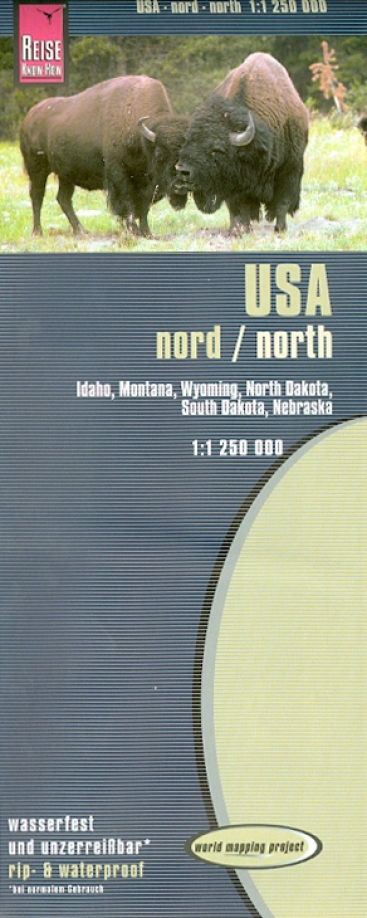 Книга: USA, Nordost. 1: 1 250 000; Reise Know-How, 2013 