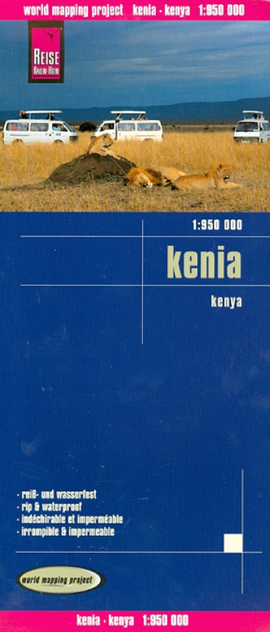 Книга: Kenia 1:950 000; Reise Know-How, 2010 