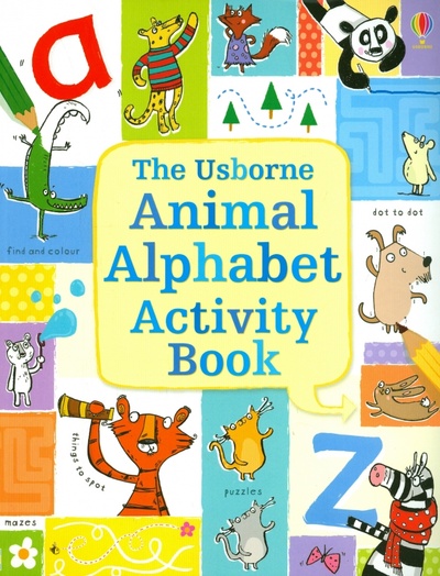 Animal Alphabet activity book Usborne 