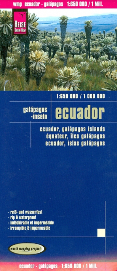 Книга: Эквадор и Галапагосы. Карта 1: 650 000 / 1 000 000; Reise Know-How, 2012 