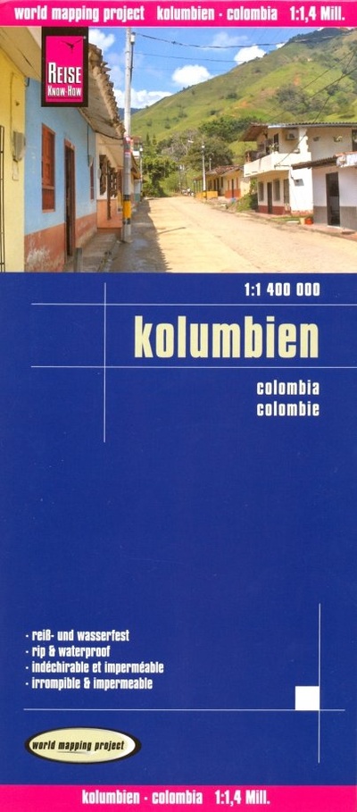 Книга: Colombia. Kolumbien 1: 1 400 000; Reise Know-How, 2012 