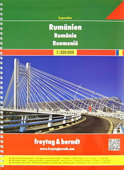 Книга: Romania. Superatlas 1: 300000; Freytag & Berndt, 2012 