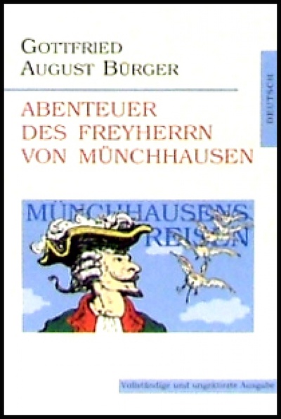 Abenteuer des freyherrn von Munchhausen. Приключения барона Мюнхгаузена (на немецком языке) Юпитер-Импэкс 