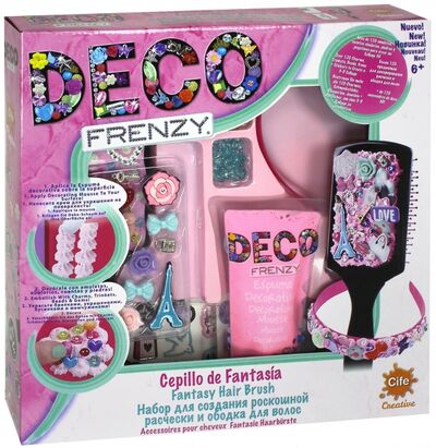 Набор для декорирования "Deco Frenzy. Роскошная расческа с ободком для волос" (40228) ТНГ-игрушка 