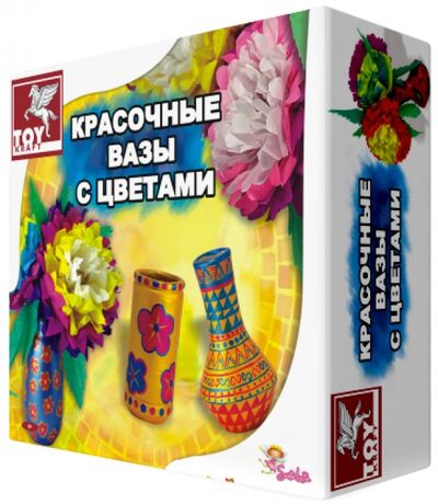 Красочные вазы с цветами (39535) Pegasus Toy-Kraft 