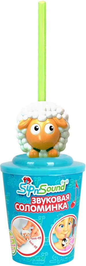 Звуковая соломинка (овечка) (16001-1) Март-игрушки 