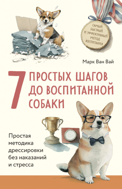 Книга: 7 простых шагов до воспитанной собаки. Простая методика дрессировки без наказания и стресса (Марк Ван Вай) , 2019 