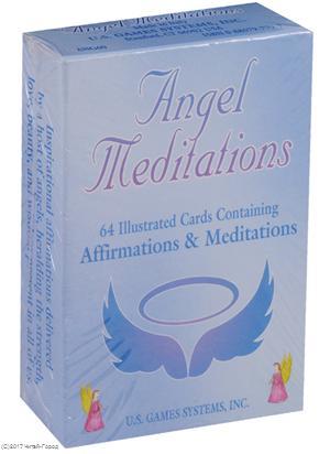 Книга: Таро Аввалон, Angel Meditation Cards Ангельские медитационные карты (карты+инструкция на англ. яз.) (коробка) (Cafe Sonia) ; Аввалон-Ло Скарабео, 2018 