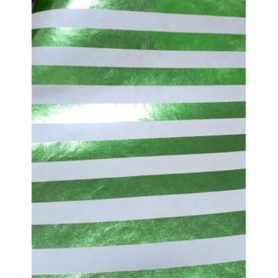 Крафт бумага Зеленые полосы (76685) Феникс-Презент 