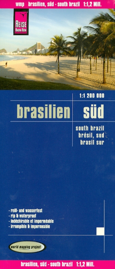 Книга: Brazil, South 1:1 200 000; Reise Know-How, 2011 