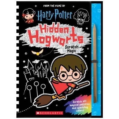 Книга: Harry Potter. Hidden Hogwarts. Scratch Magic; Scholastic Inc., 2018 