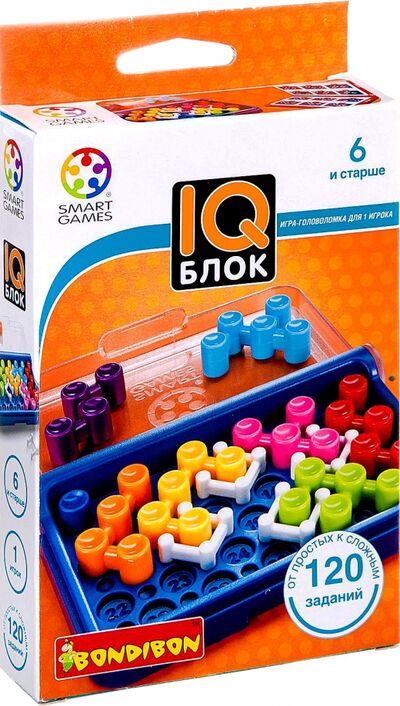 Игра логическая "IQ-Блок" (1354ВВ/SG 466 RU) BONDIBON 