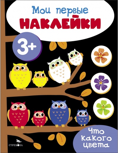 Книга: Мои первые наклейки 3+ Что какого цвета (Ефремова Е.) ; Стрекоза, 2023 