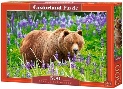 Puzzle-500 "Медведь на лугу" (B-52677) Castorland 