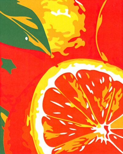 Холст для рисования по номерам "Сочные апельсины" (30х40 см) (KTL620) Рыжий Кот 