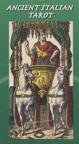 Книга: Таро Аввалон, Ancient Italian Tarot (коробка) (упаковка) (78 карт) (EX11) (на анг. яз.); Аввалон-Ло Скарабео, 2018 