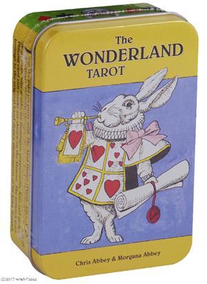 Книга: Таро Аввалон, The Wonderland Tarot Таро Чудес (карты на англ. яз. в жестяной коробке) (ПИ) (Abbey C.) ; Аввалон-Ло Скарабео, 2017 