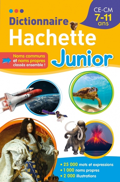 Книга: Dictionnaire Hachette Junior; Hachette FLE, 2022 