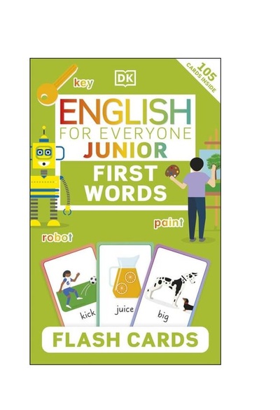 Книга: English for Everyone Junior First Words Flash Cards (без автора) , 2022 